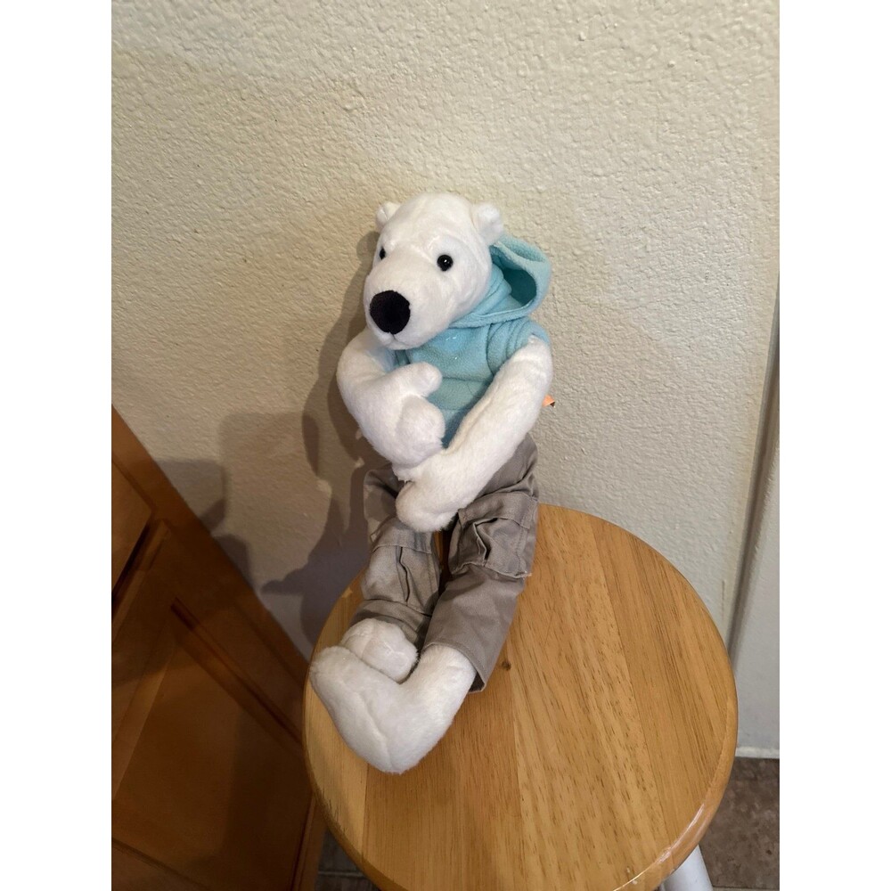 poseable polar bear stuffed animal plush toy